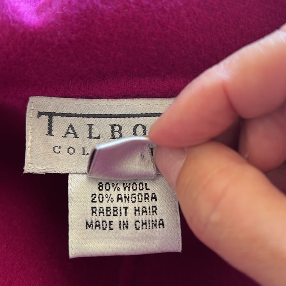 Talbots Angora Will and Rabbit Jacket. Size Large - Picture 3 of 10